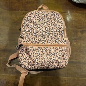 Nike Leopard Print Mini Backpack - Pink and Black